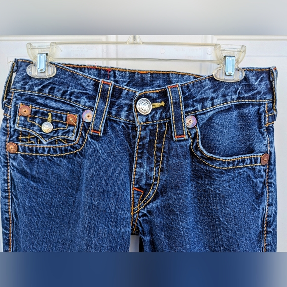 True Religion Women's Preowned Joey Big T Flare Jean's Size 29-34 - Picture 3 of 8